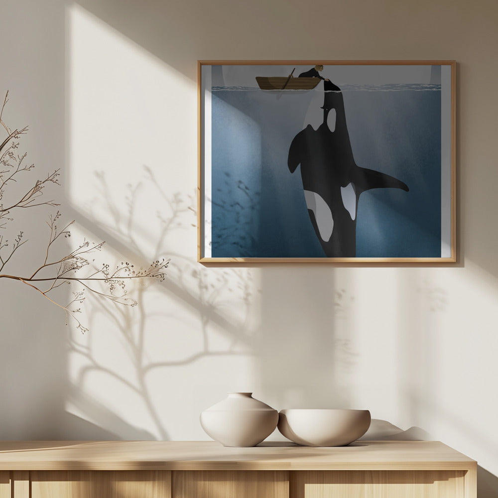 Orca Poster och Canvastavla