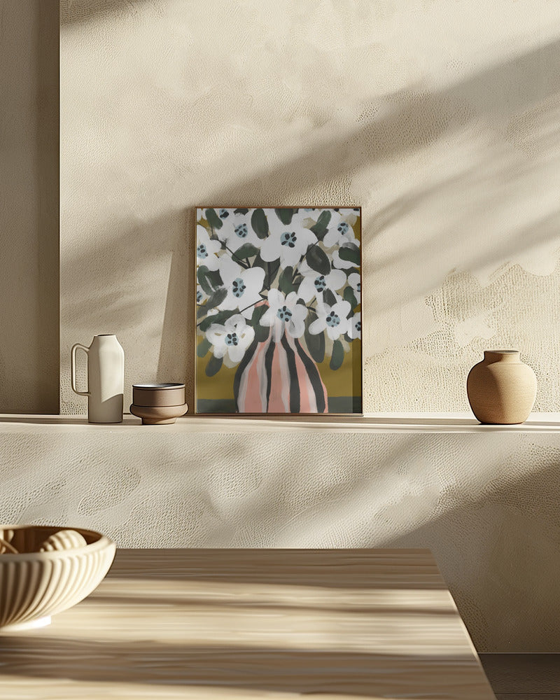 Pastel Flower Impression No 9 Poster och Canvastavla