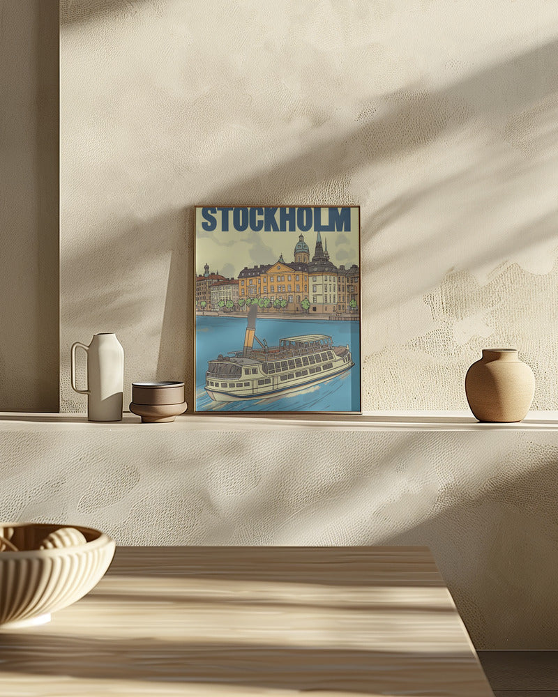Stockholm Poster och Canvastavla