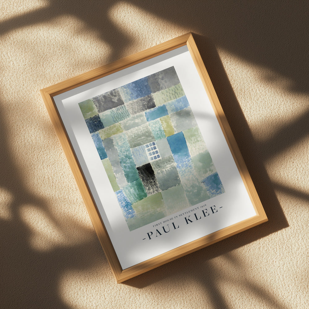 First House in a Settlement 1926 Poster och Canvastavla