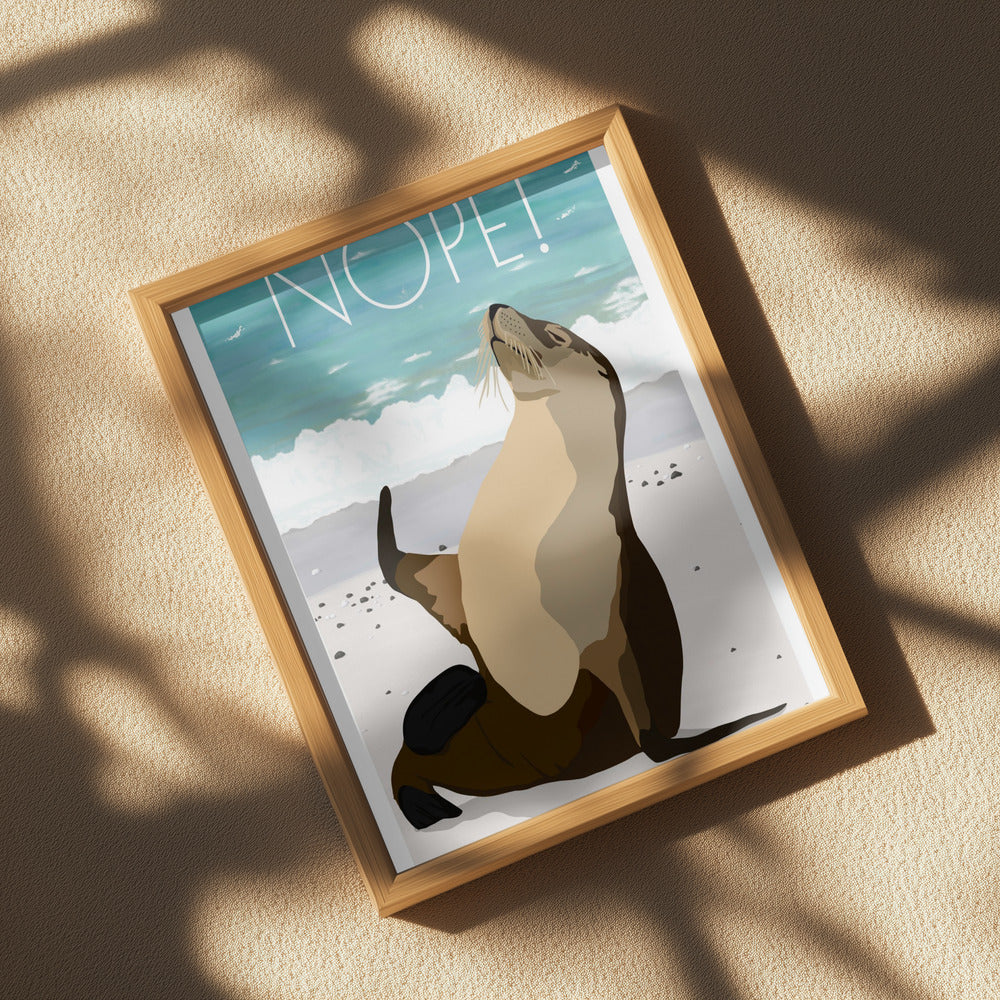 Nope! Poster och Canvastavla