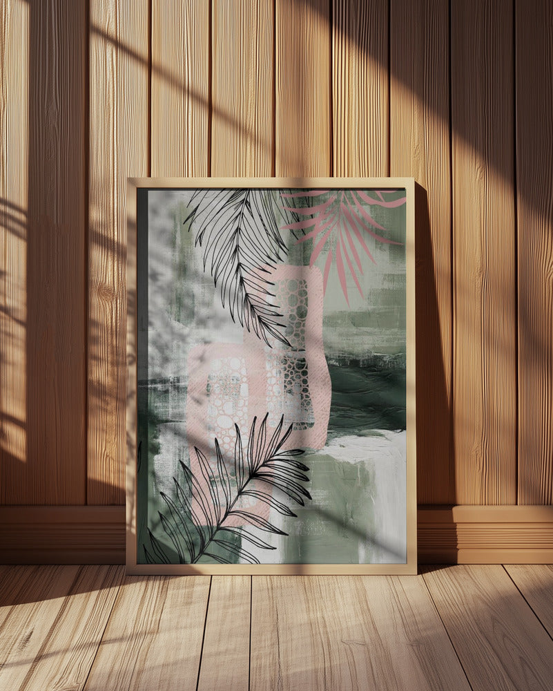 Verdant Blush 3 Poster och Canvastavla