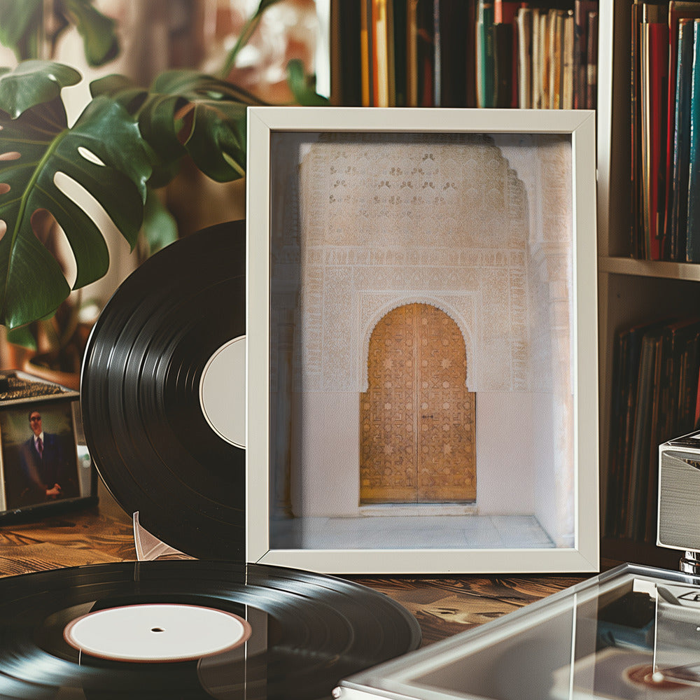 Alhambra door Poster och Canvastavla