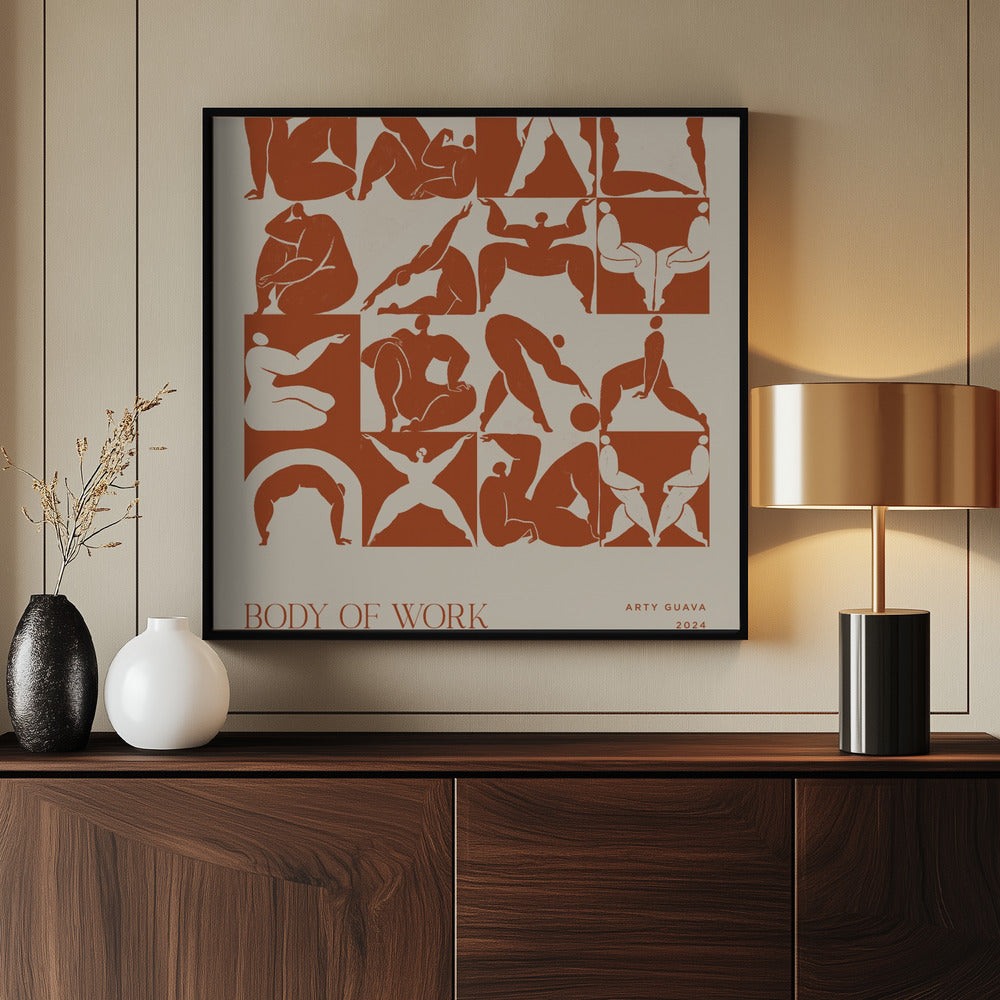 Body of Work (terracotta) Poster och Canvastavla