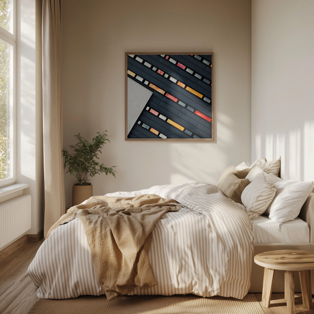 Wall of Windows Poster och Canvastavla