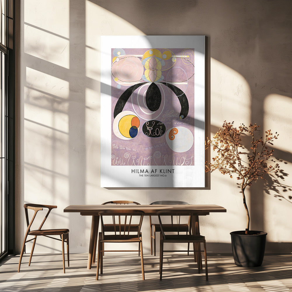 The Ten Largest No.6 Poster Poster och Canvastavla