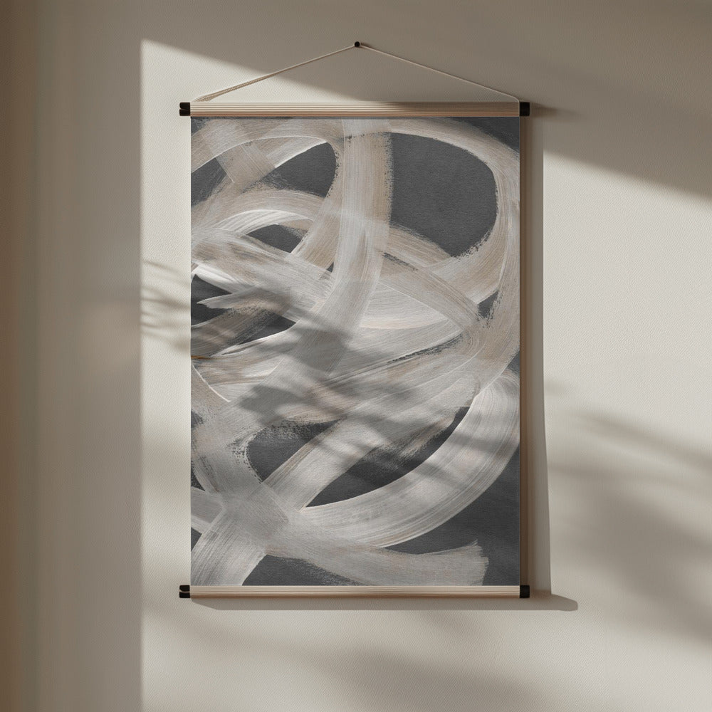 Abstract Brush Strokes 129X Poster och Canvastavla