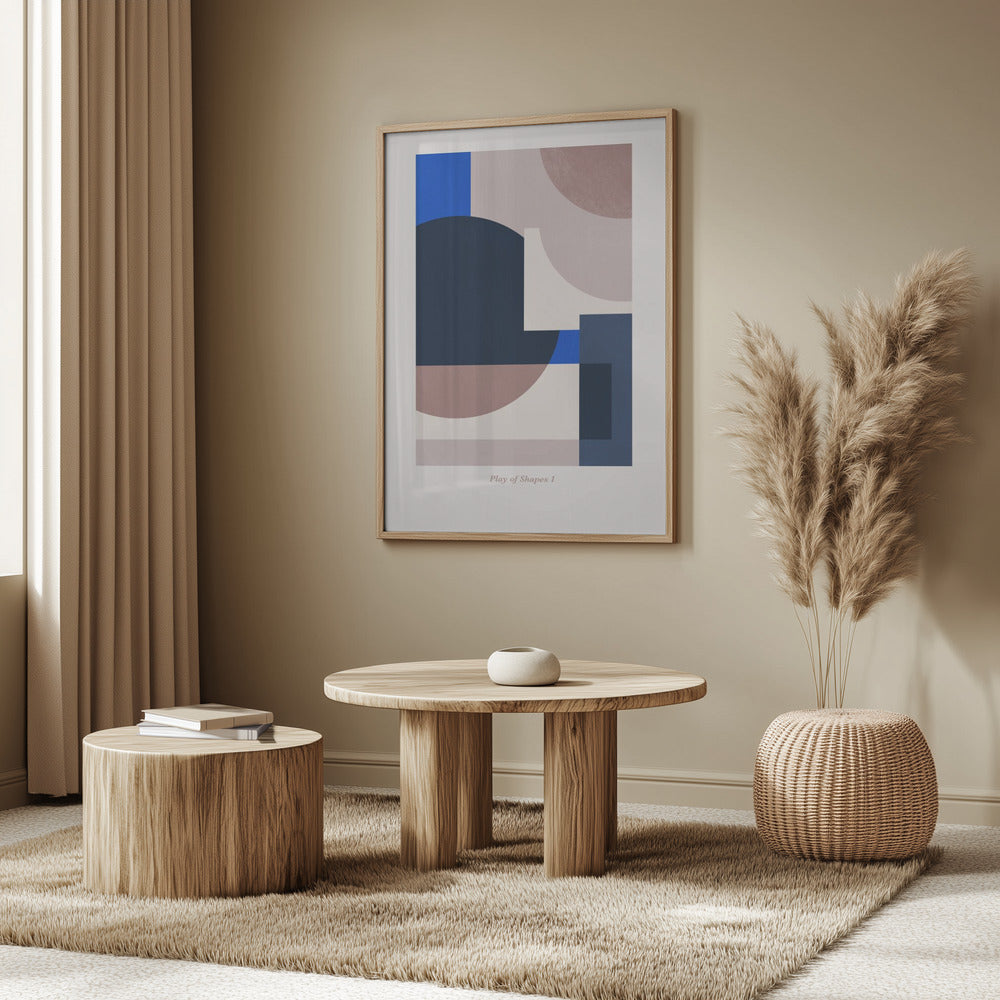 Play of Shapes 1 Poster och Canvastavla