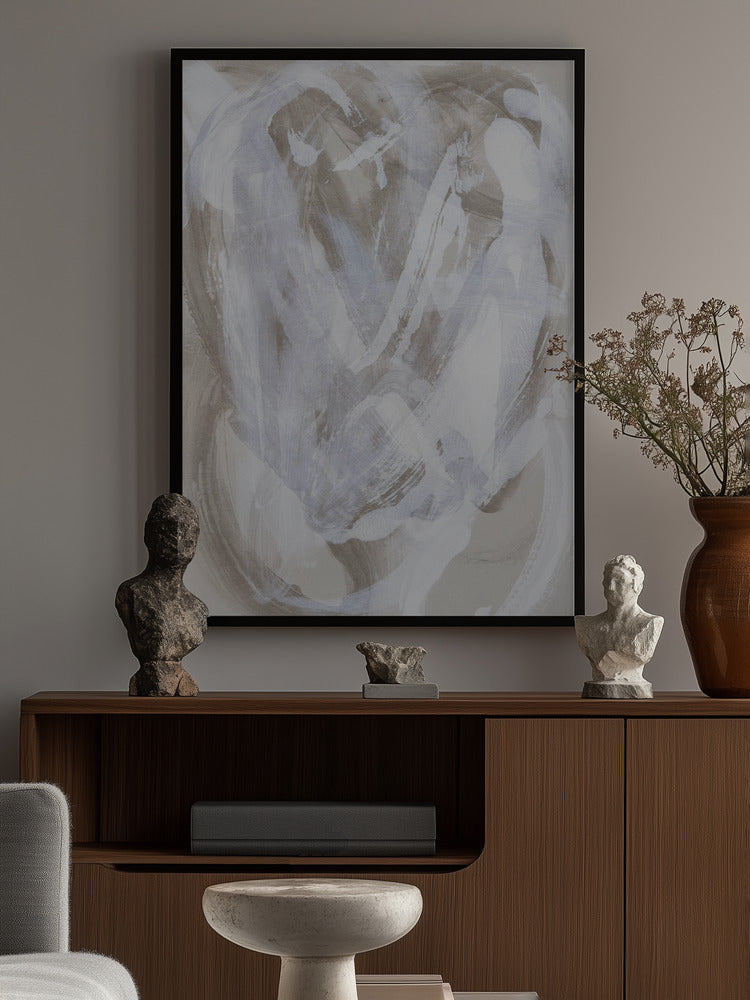 Abstract Brush Strokes 146 Poster och Canvastavla