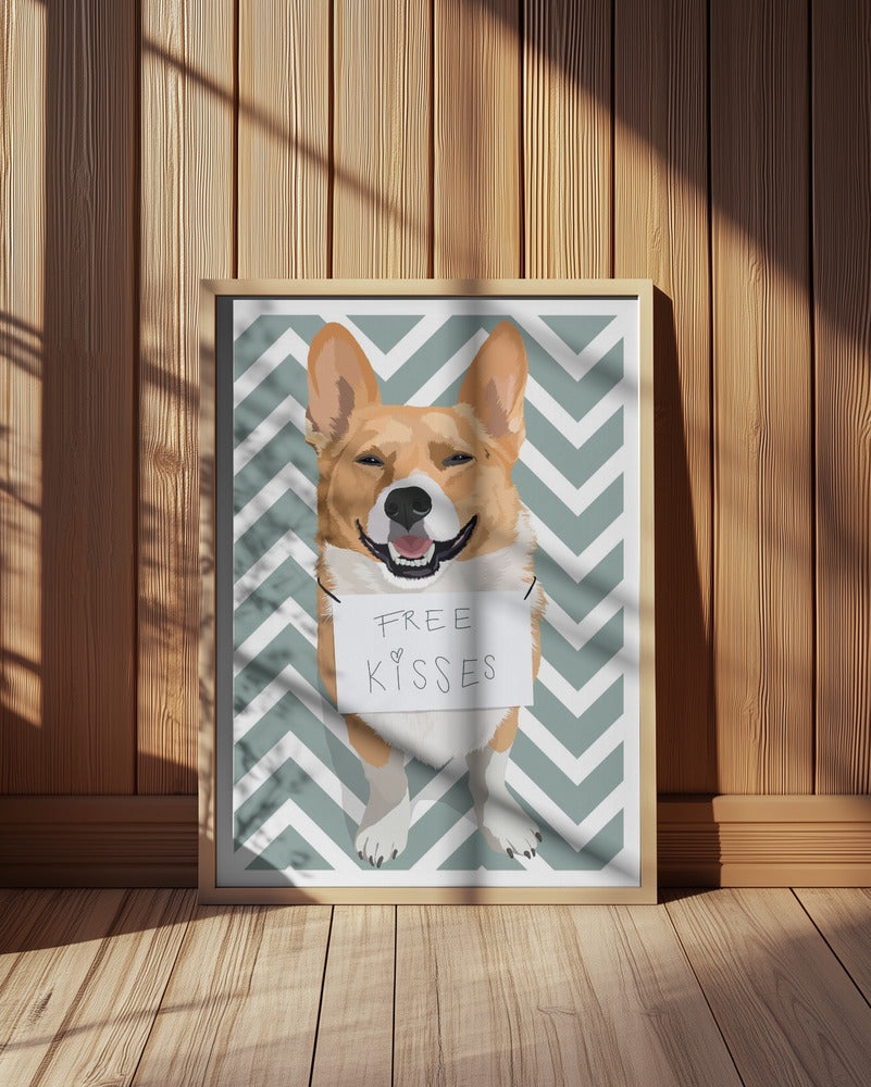 Free Kisses Poster och Canvastavla