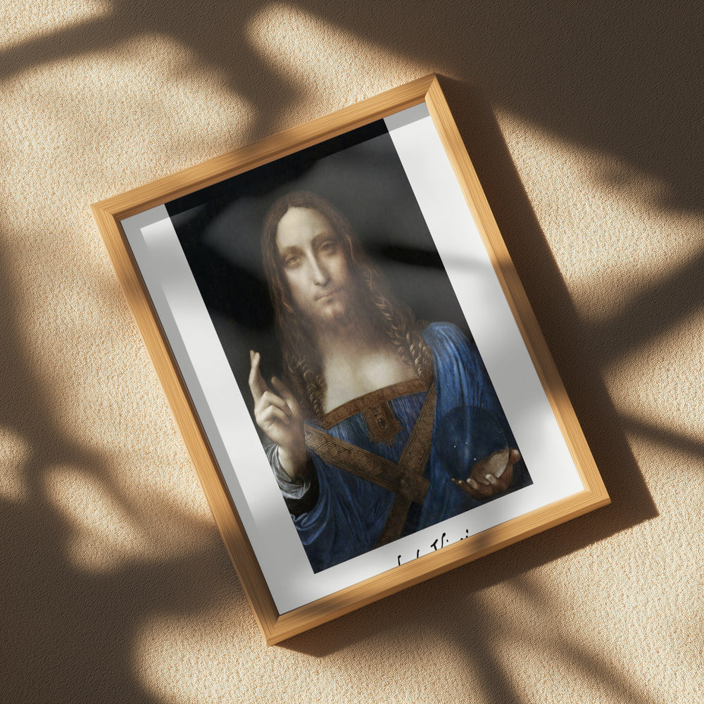 Salvator Mundi (circa 1500) Poster och Canvastavla