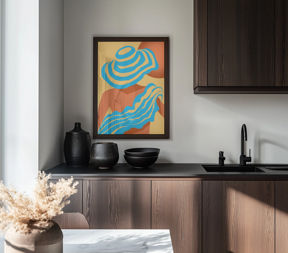 The Blue Sarong Poster och Canvastavla
