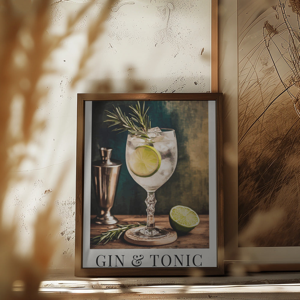 Gin & Tonic Poster och Canvastavla