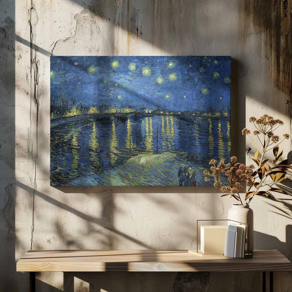 The Starry Night Over The Rhone Poster och Canvastavla