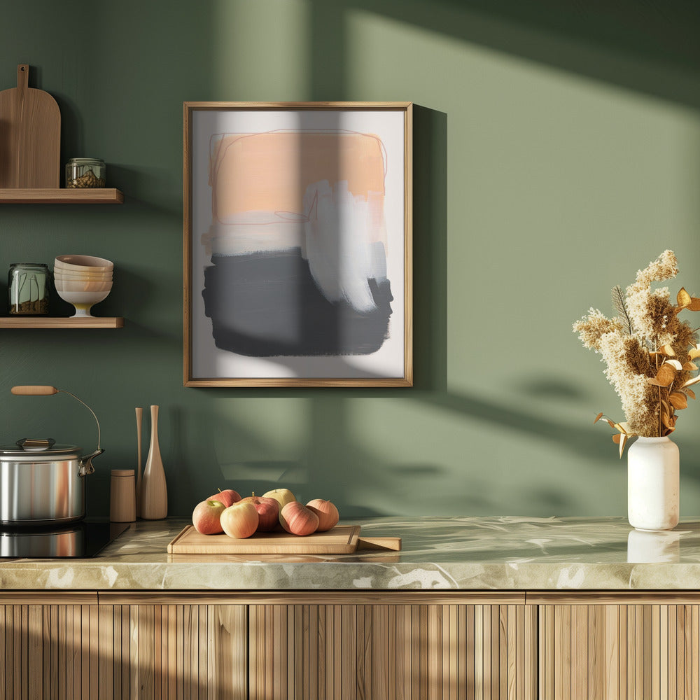 Abstract Brush Strokes 122 Poster och Canvastavla