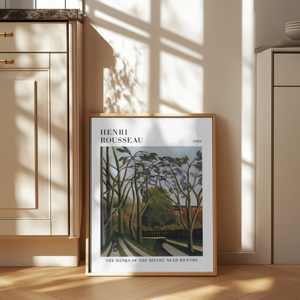 The Banks Of The Bier Near Bicetre Poster och Canvastavla