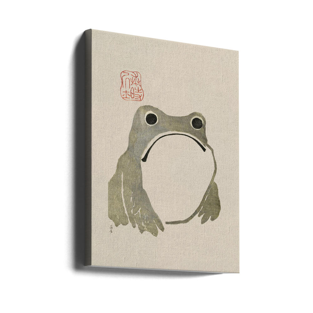 Grumpy Frog I Poster och Canvastavla
