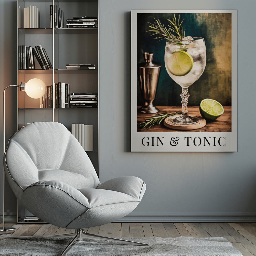 Gin & Tonic Poster och Canvastavla