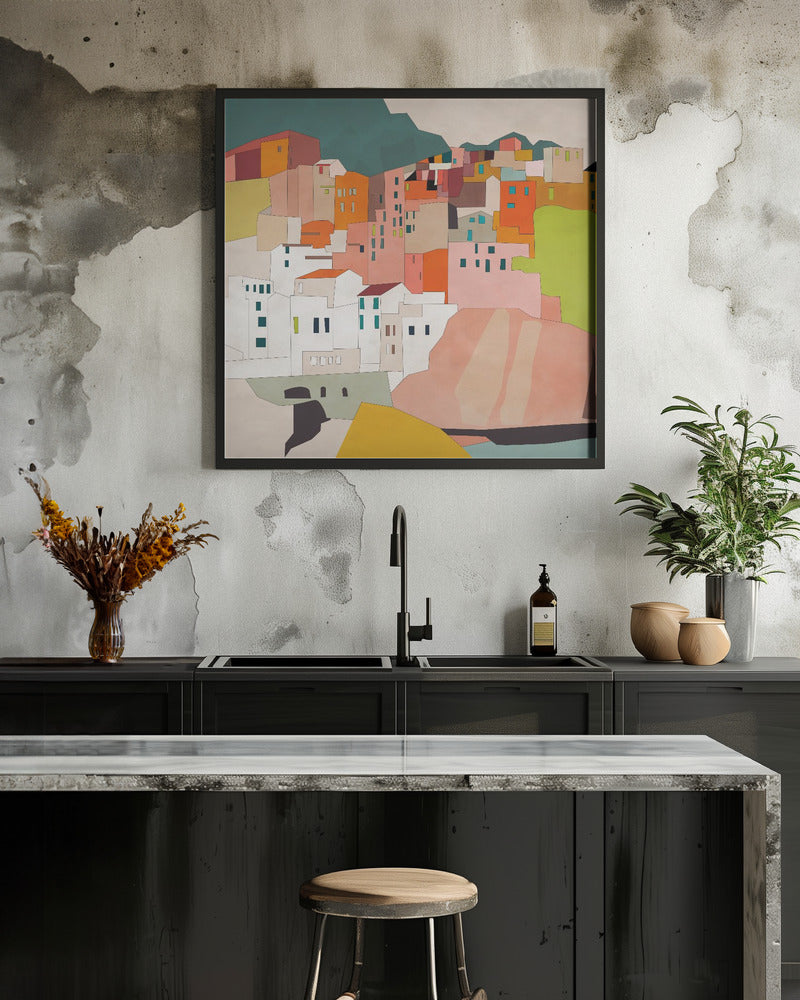 Cinque Terre Poster och Canvastavla