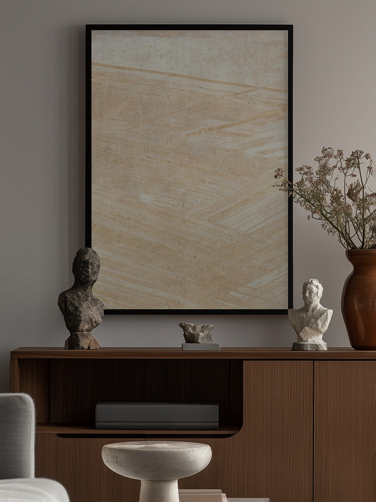 Abstract desert structure mural Poster och Canvastavla