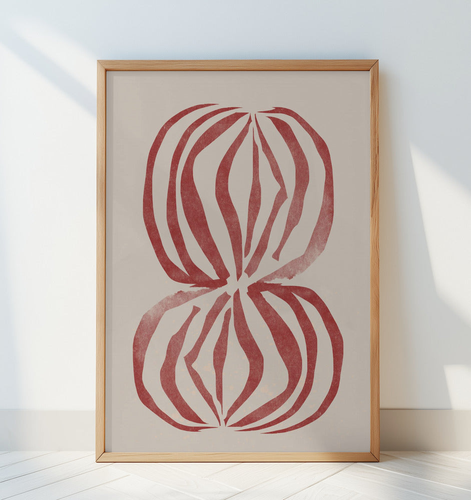 New Vase Line Art Poster och Canvastavla