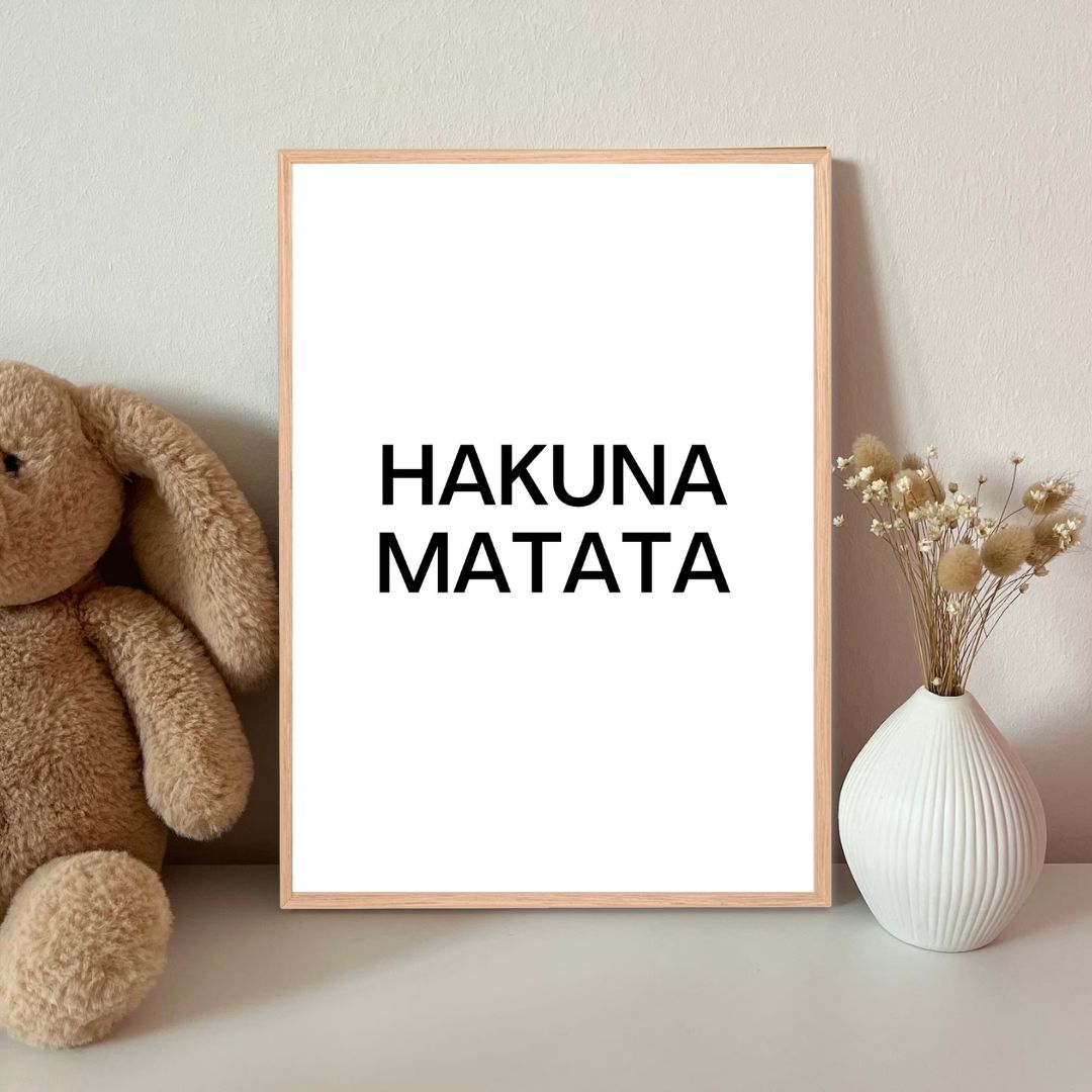 barncitat-hakuna-matata poster