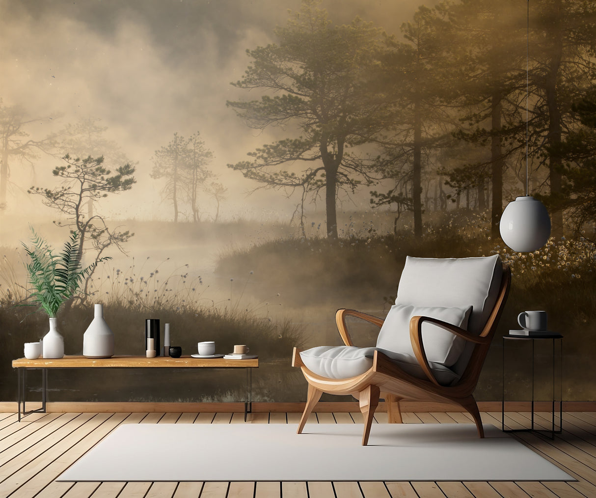 Swamp sunrise Poster och Canvastavla