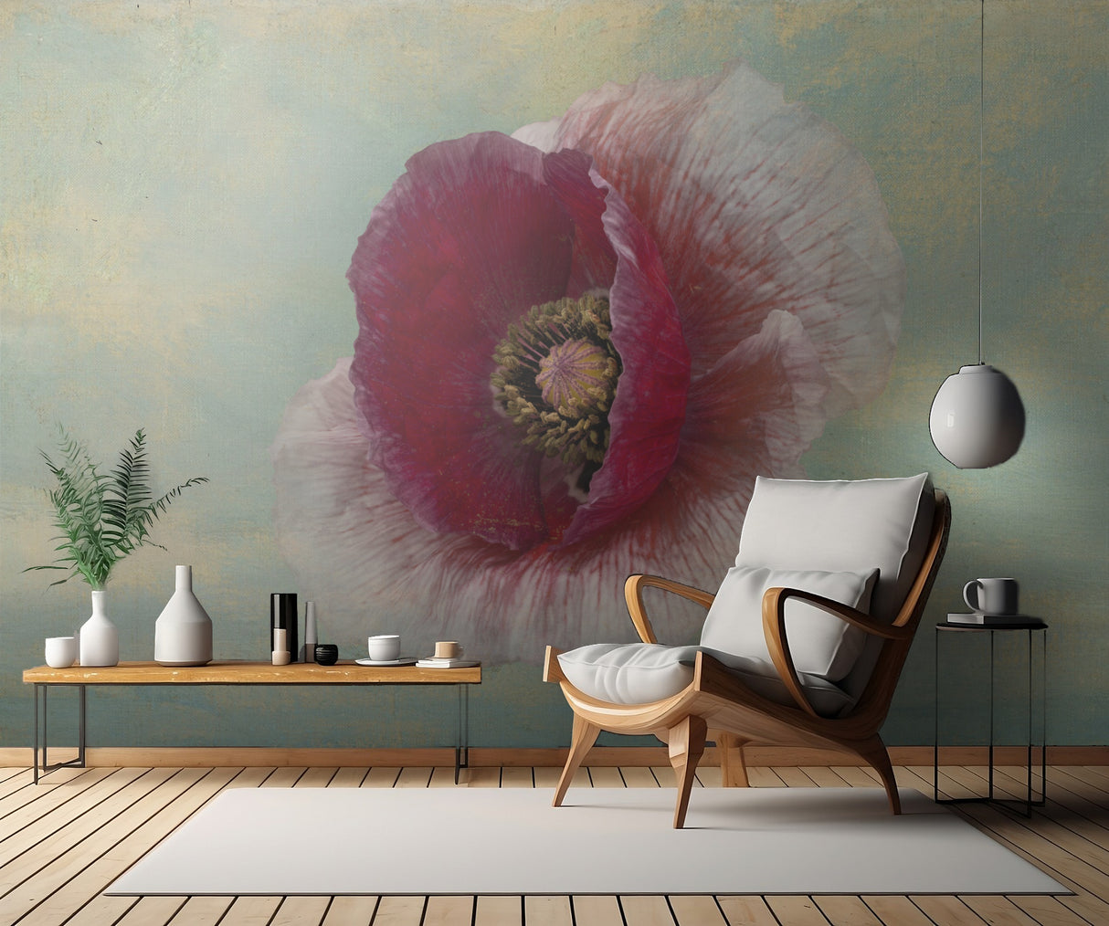 Burgundy Bonnet Poster och Canvastavla