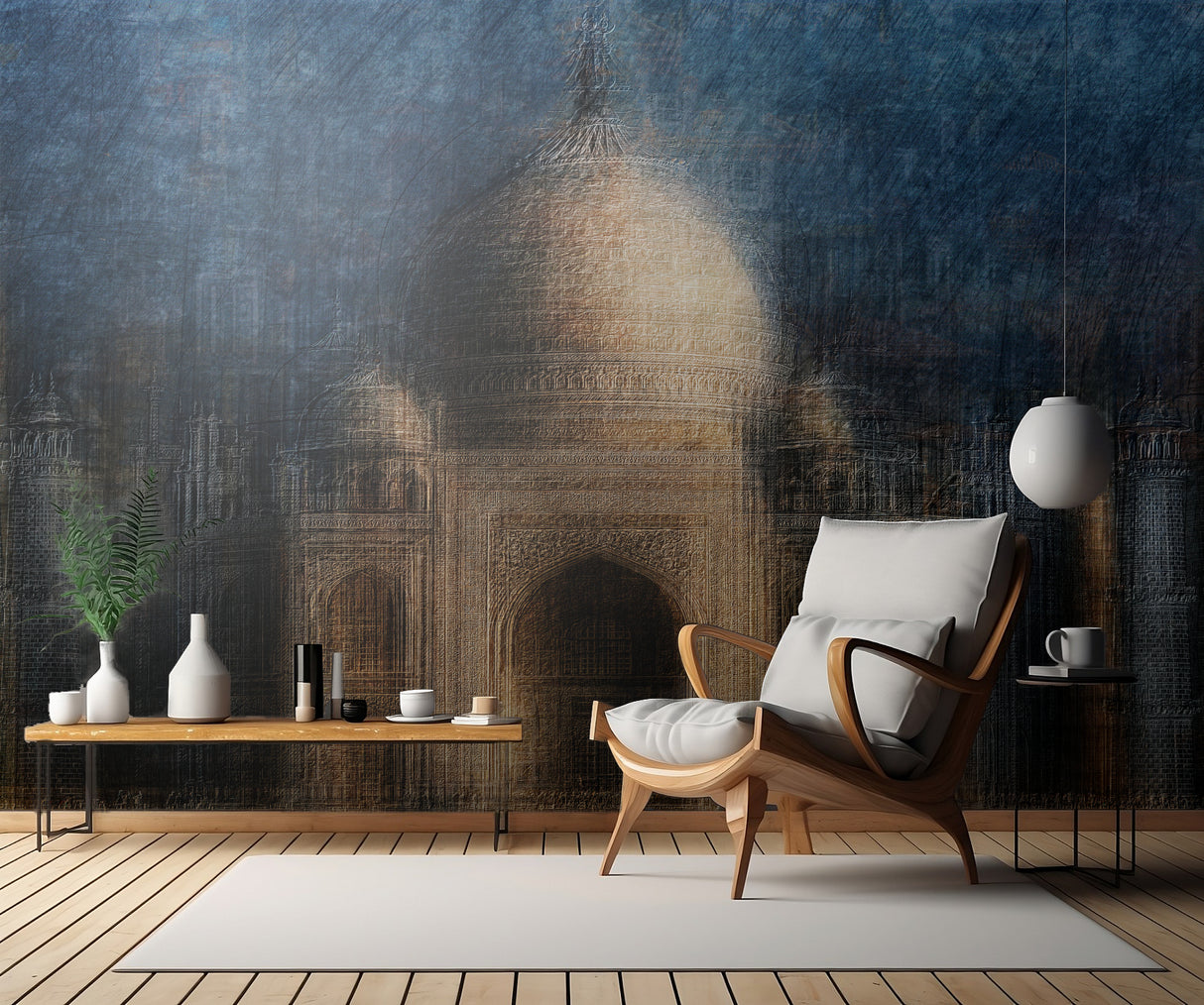 Taj Mahal Poster och Canvastavla