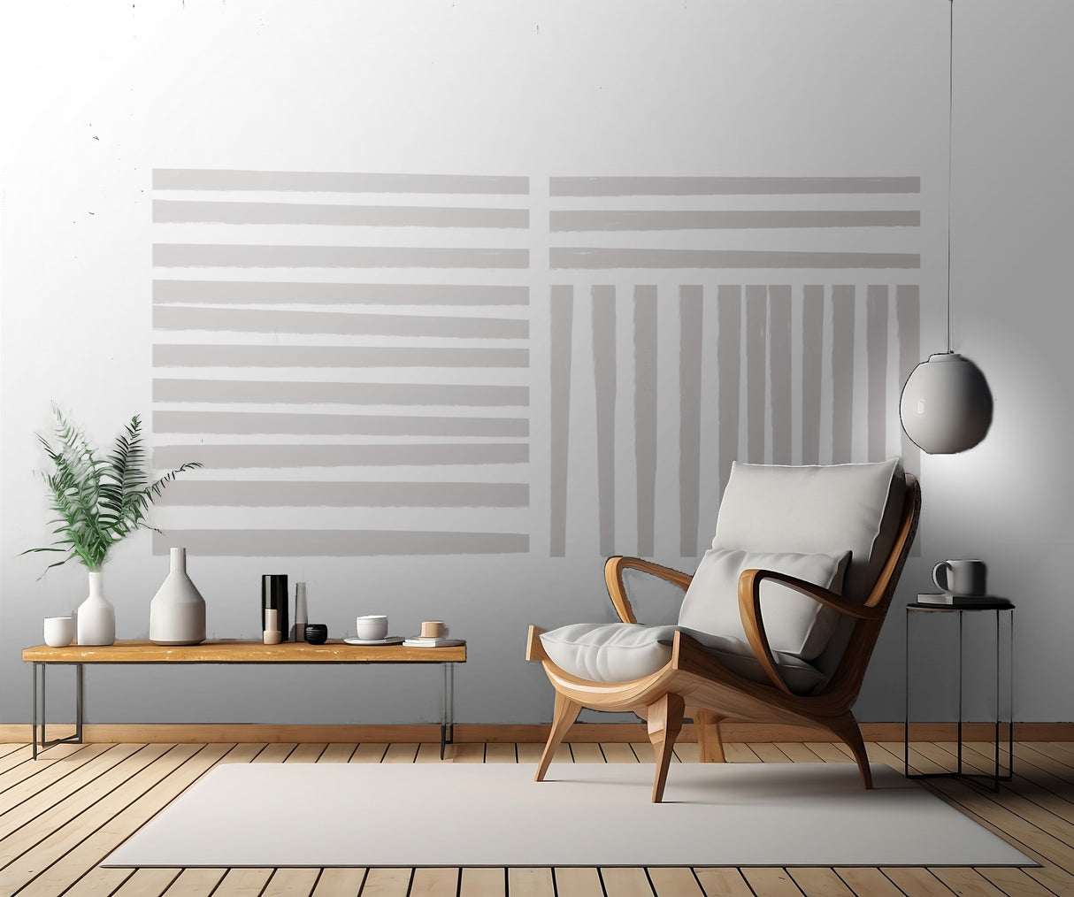 Calming Lines No 4 Poster och Canvastavla