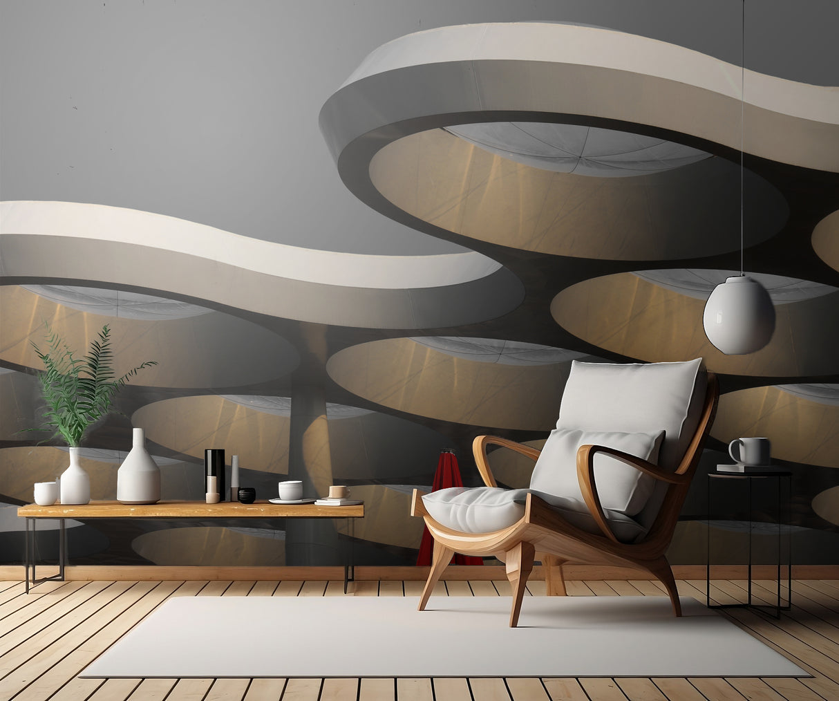 Golden Canopy Poster och Canvastavla