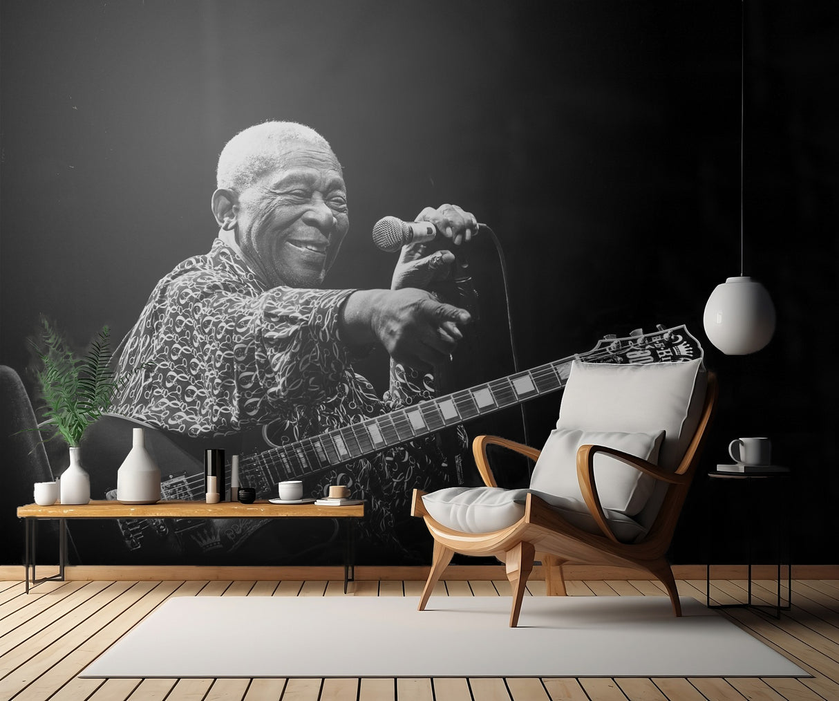 BB King Poster och Canvastavla