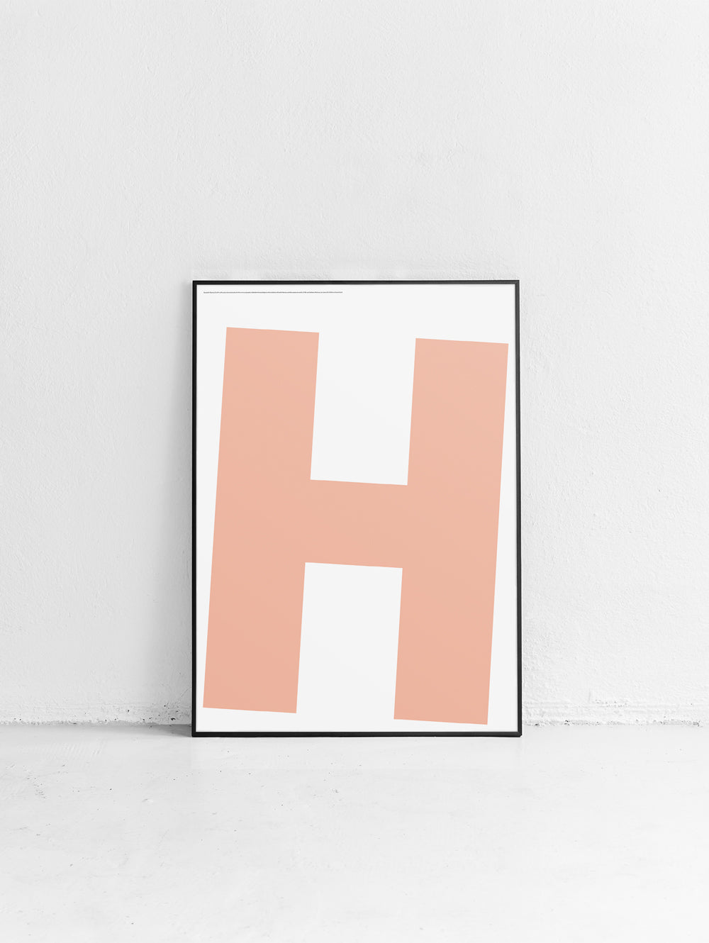 Letter H Poster