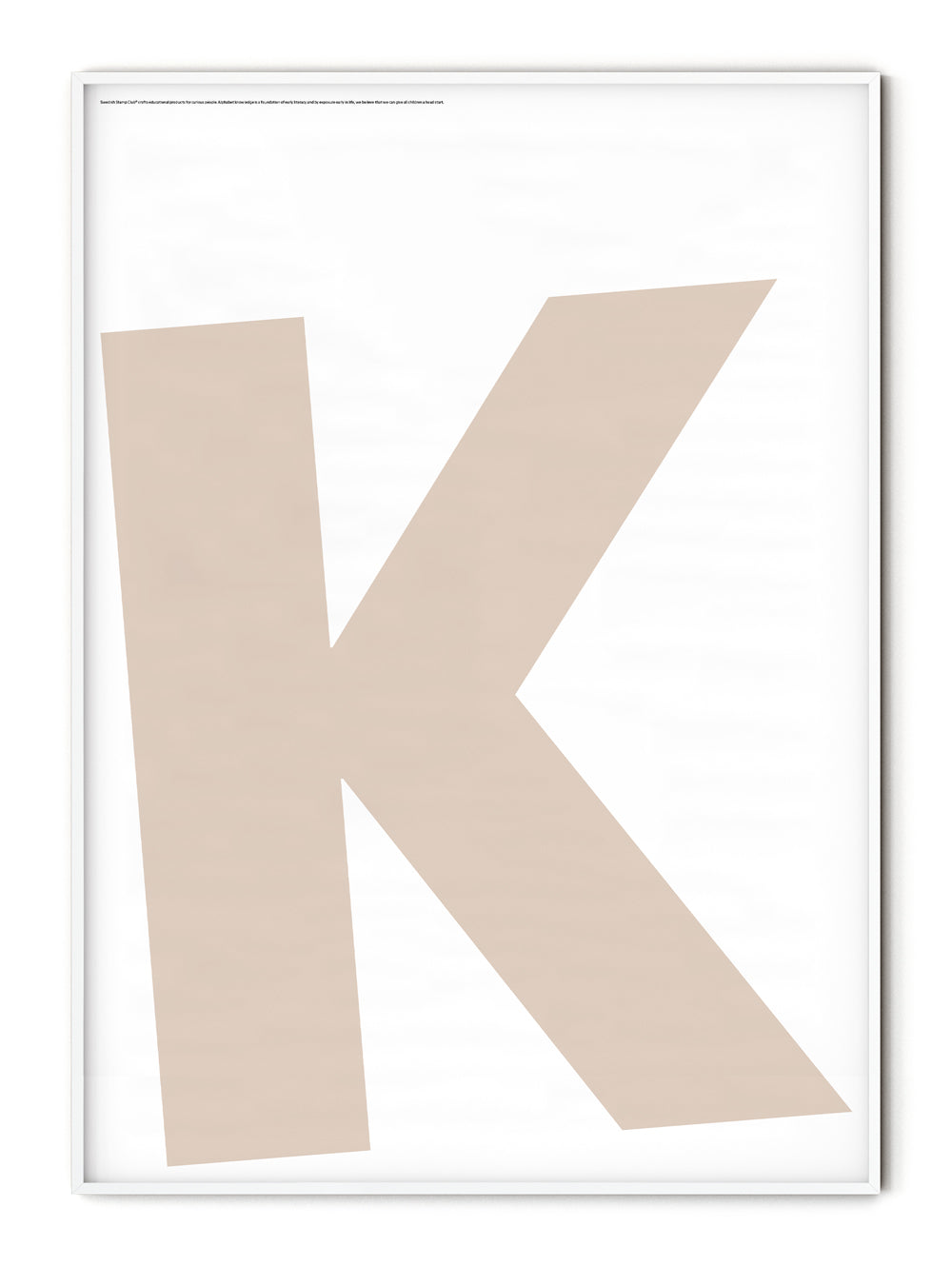 Letter K Poster