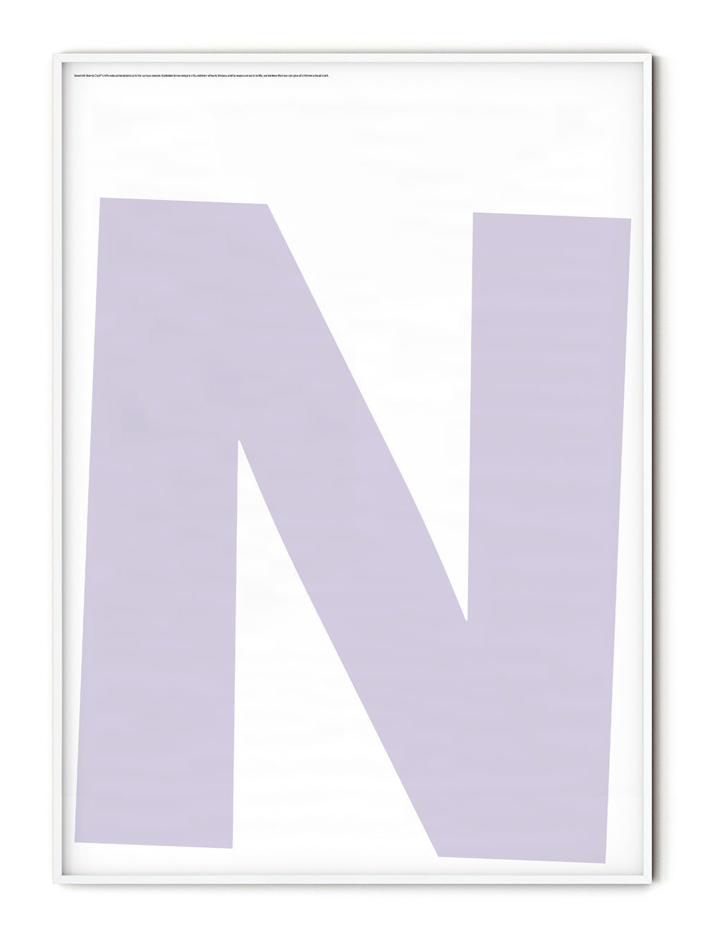 Letter N Poster