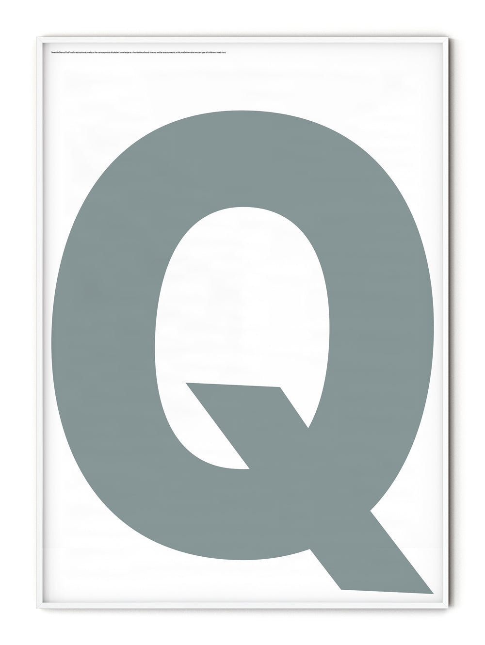 Letter Q Poster