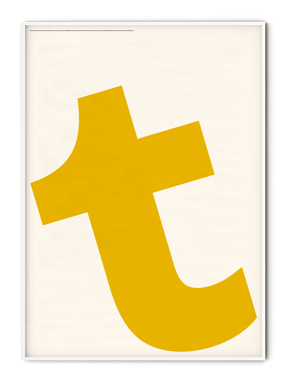 Letter T Poster