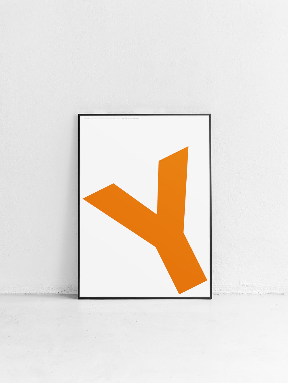 Letter Y Poster