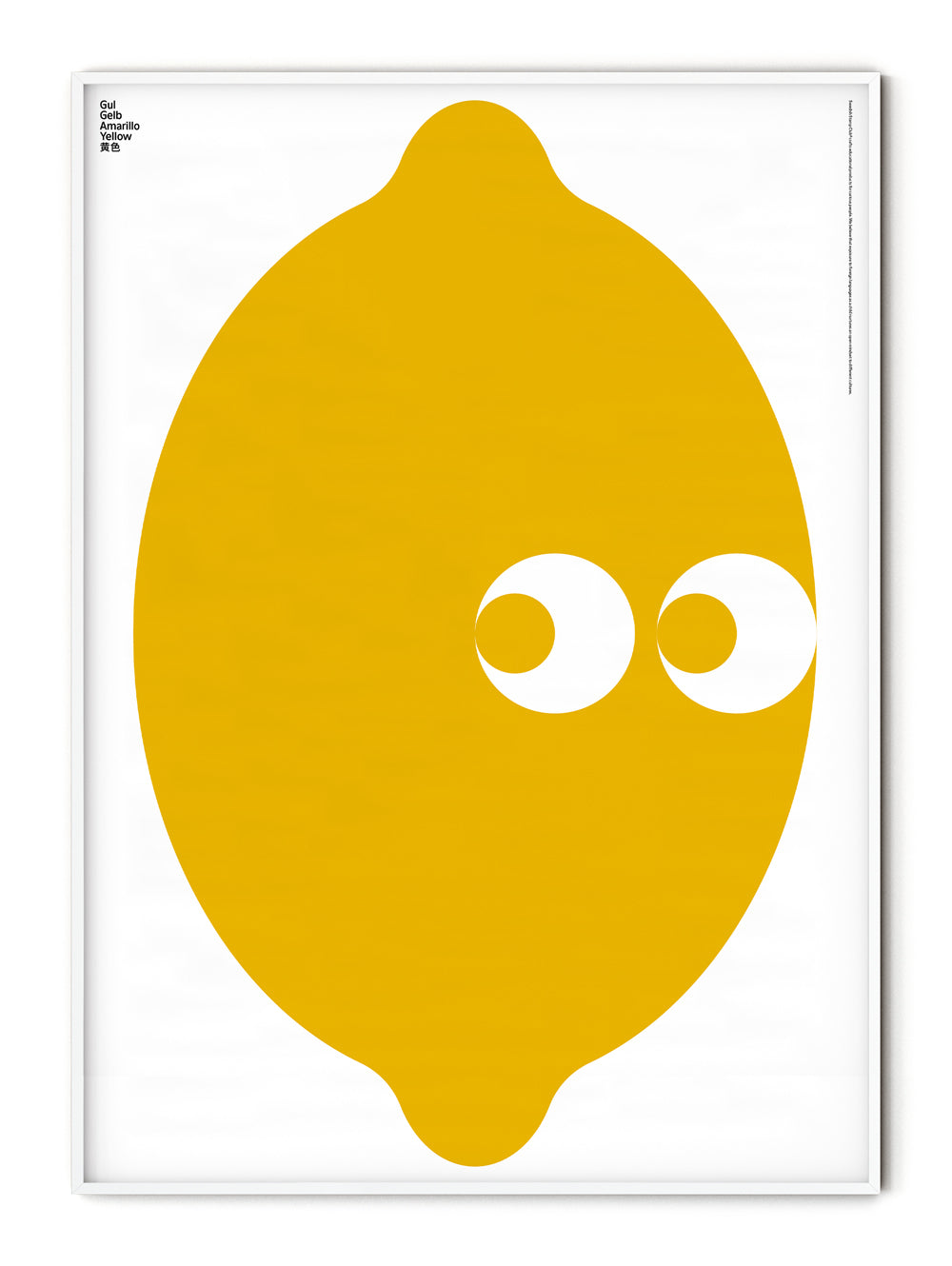 Translated Yellow Poster (Lemon)
