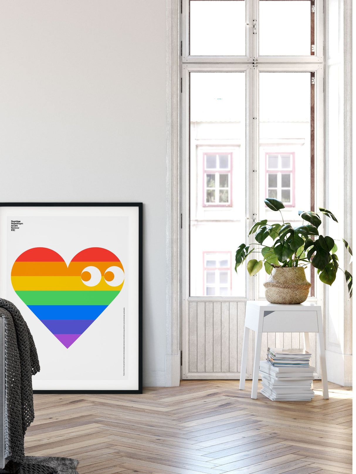 Translated Rainbow Poster (Heart)