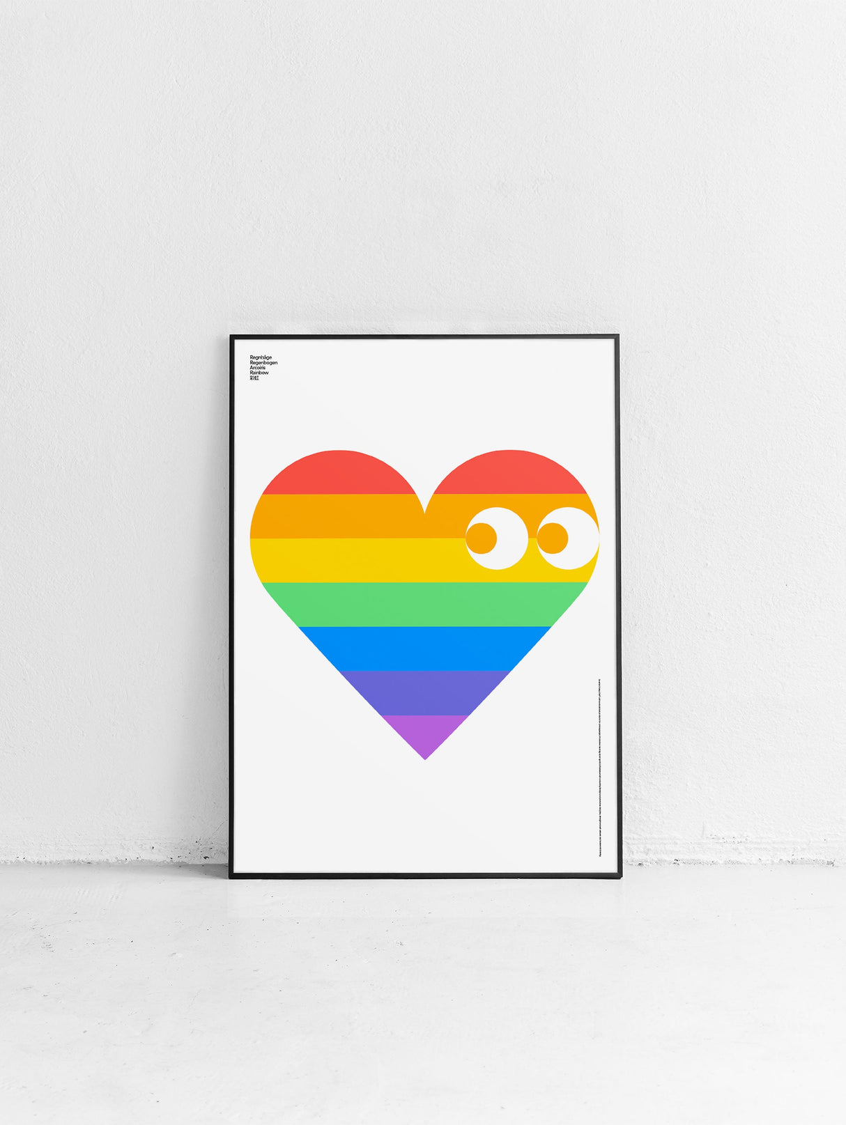 Translated Rainbow Poster (Heart)