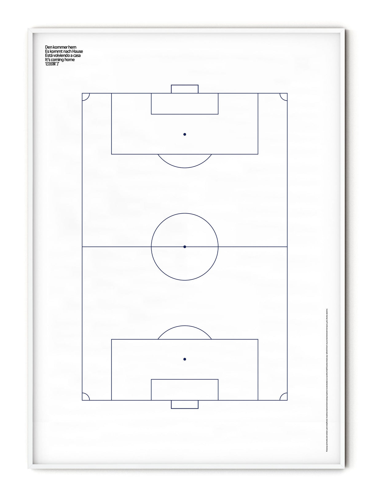 Sport Football It's Coming Home Limited Edition Poster