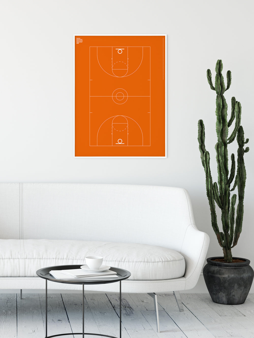 Sport Basketball Court Poster