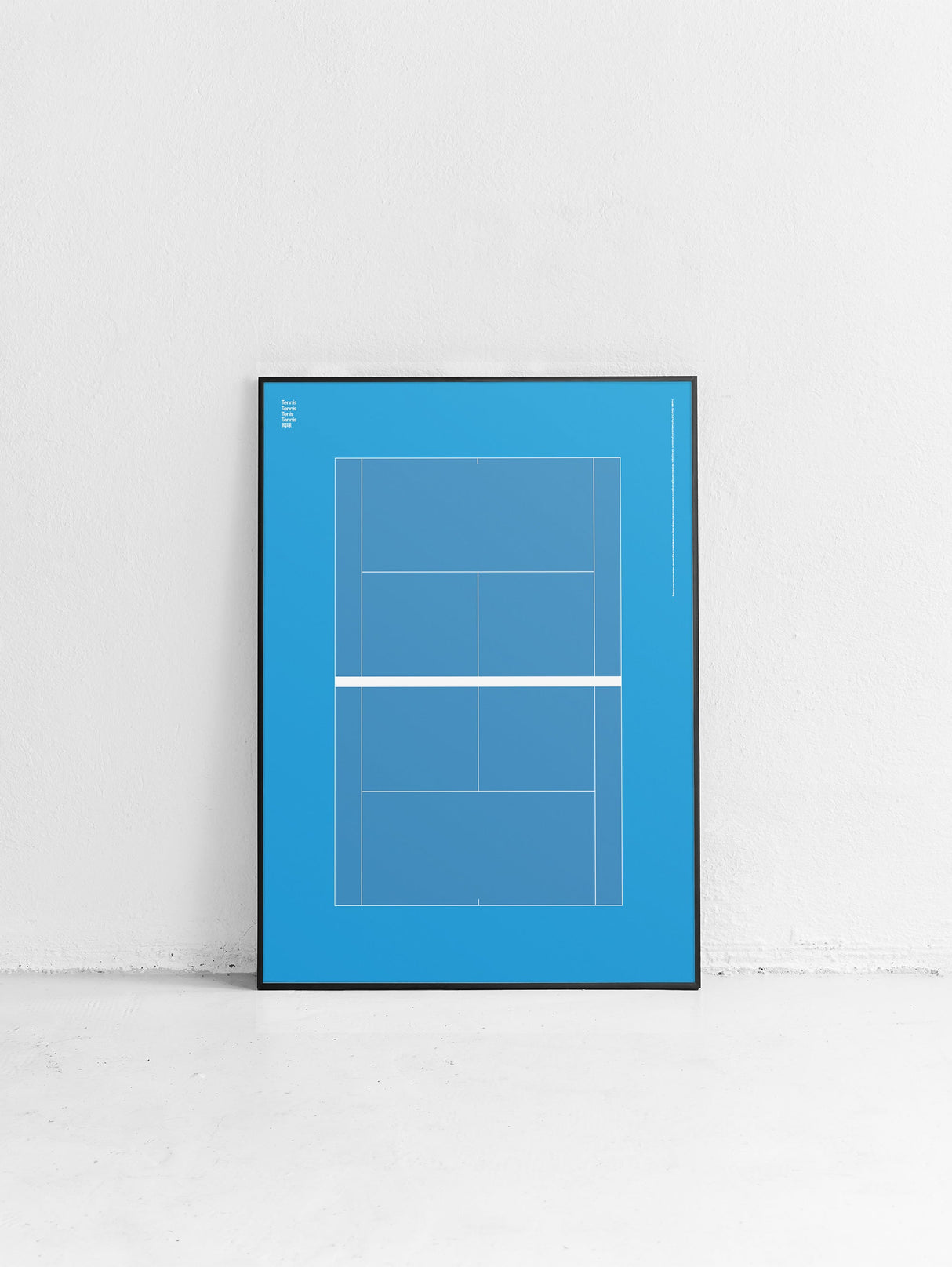 Sport Tennis Court Australian Open Poster