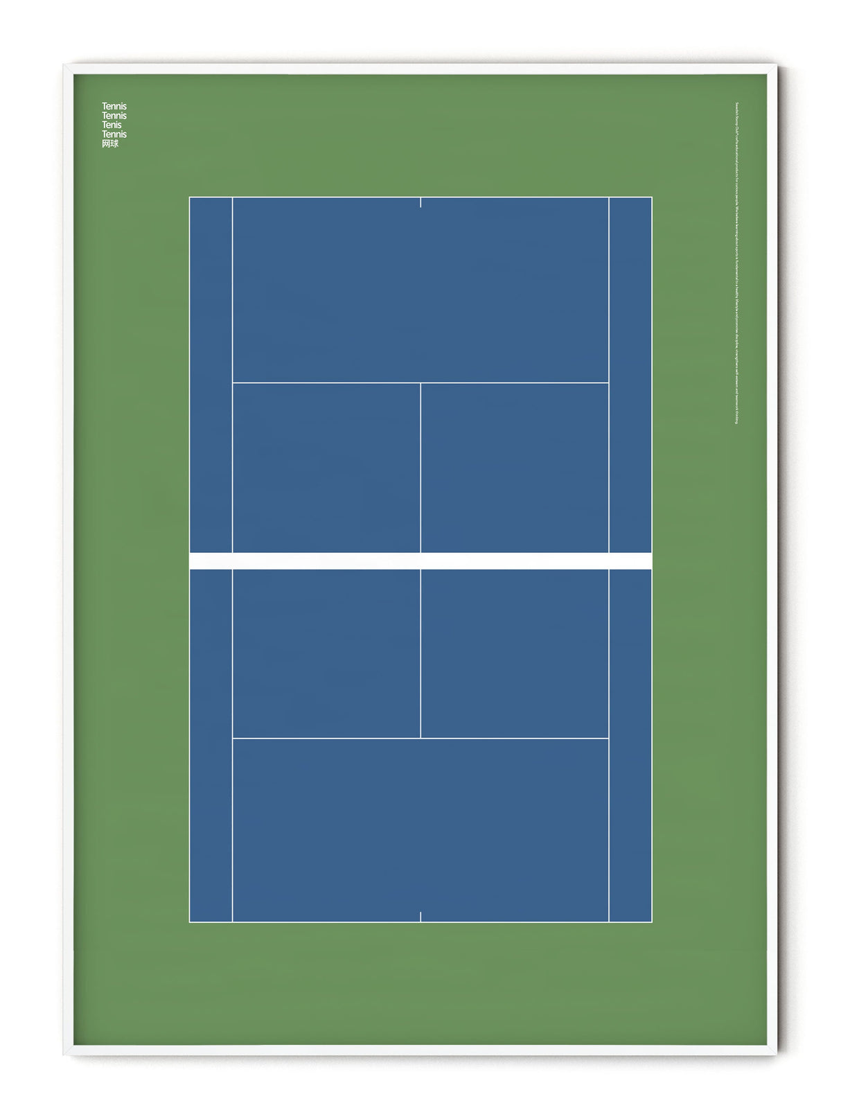 Sport Tennis Court US Open Poster