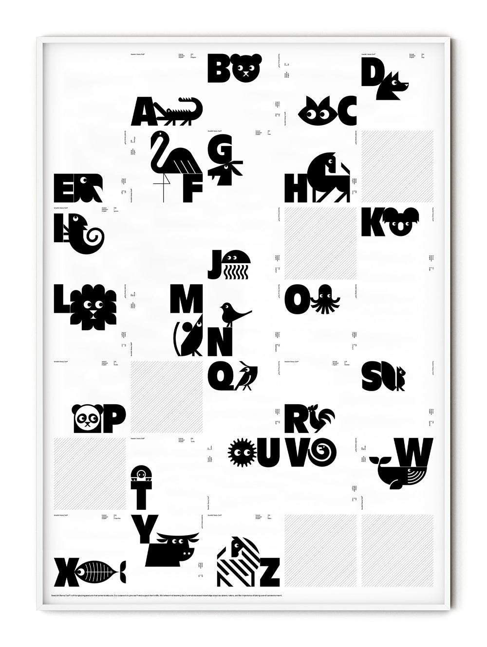 26 Days of Animals Poster