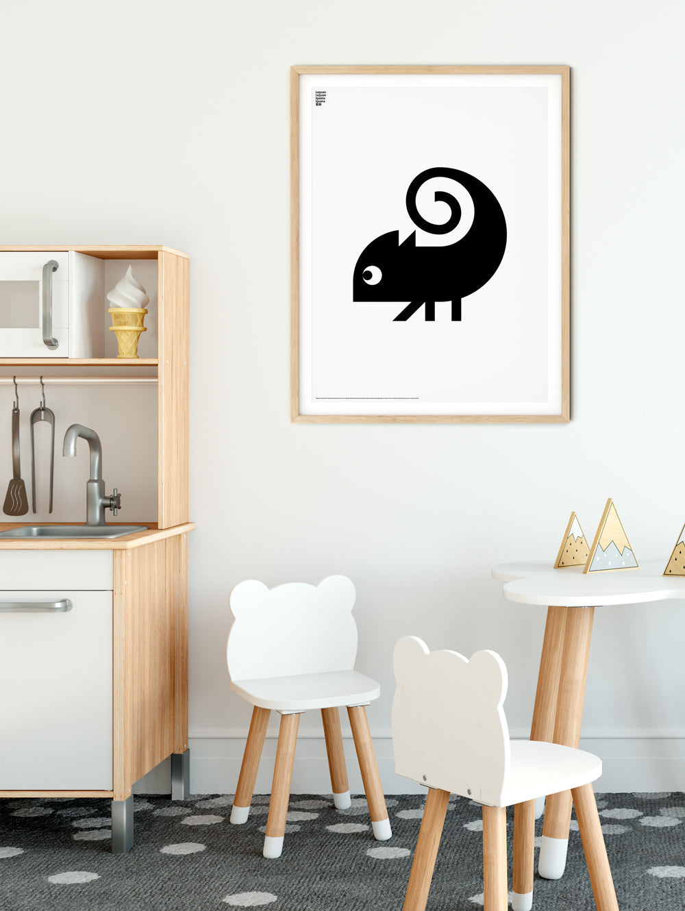 Animal Iguana Poster