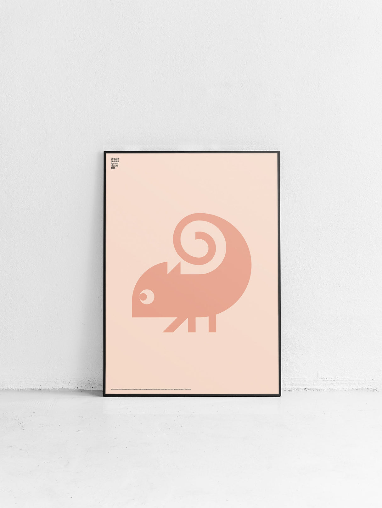 Animal Iguana Poster