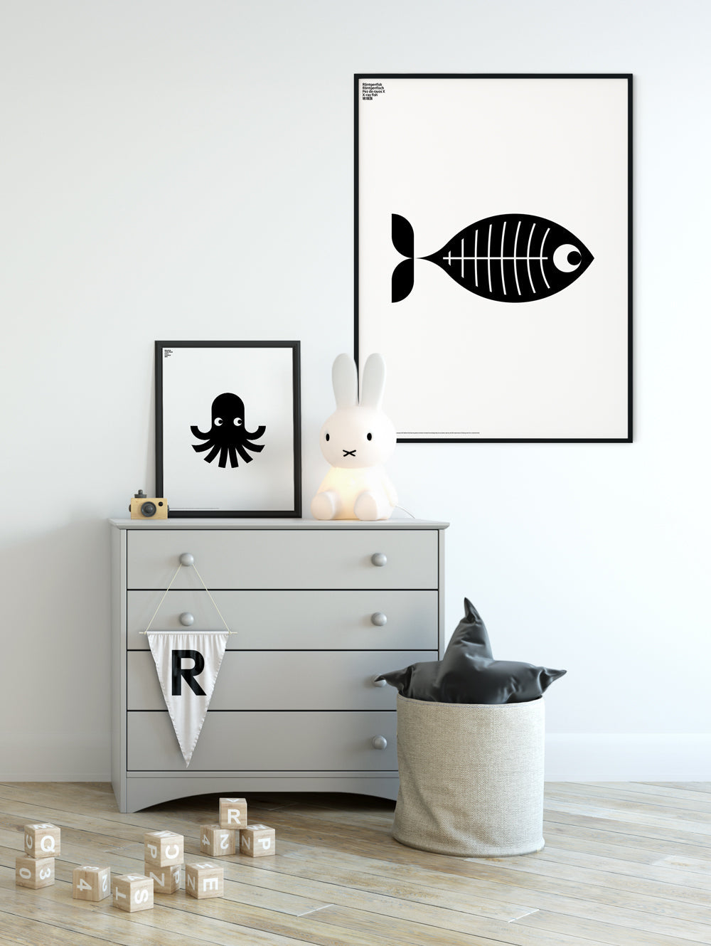 Animal X-Ray Fish Poster