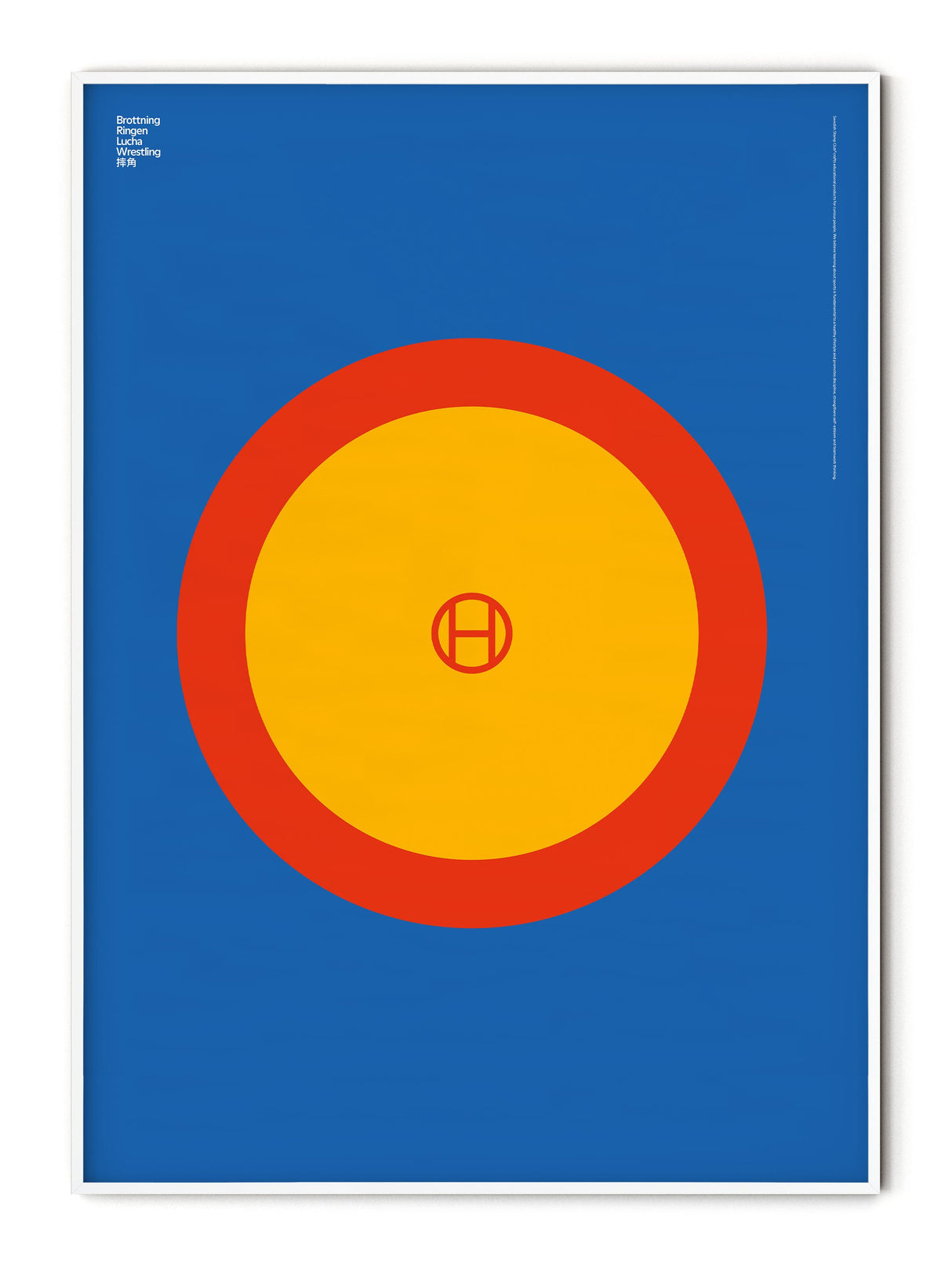 Sport Wrestling Poster